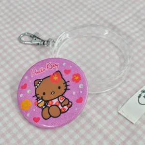 원형 투명 핀뱃지 보관 케이스 DIY 키링만들기 가방키링 아크릴 포카키링 세트 키링만들기 DIY