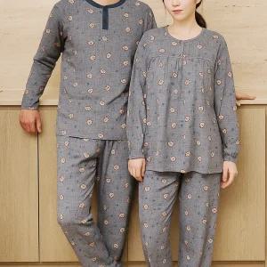 긴팔 파자마세트/ 바지/ 원피스/ 피치기모/ 커플잠옷 홈웨어 모음전