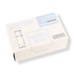 국산 순면 부드러운 화장솜 천연 코튼 100매