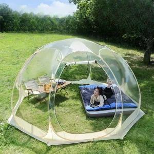 돔 비닐 하우스 발코니 야외 구형 온실 하우스 펜션