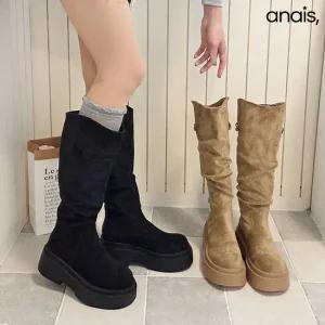 [아나이스] 스웨이드 플랫폼 롱부츠 7cm_25F156 [무료배송]