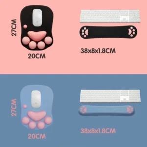 강아지발 마우스 패드 손목쿠션 키보드 손목보호대