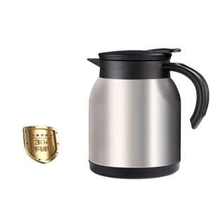 업소용 보온 주전자 실버 스테인리스 대용량 식당 900ML