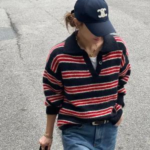 [난닝구] 두르비 카라버튼니트