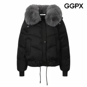 [GGPX] 블록 퀼팅 후드퍼 패딩 점퍼 (GPAJP011B)