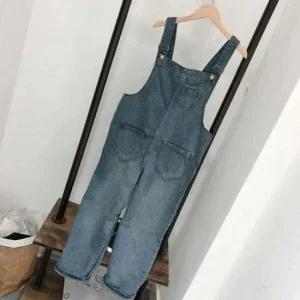 데님 여자 추천 멜빵 바지 꾸안꾸 점프수트 캐주얼 청