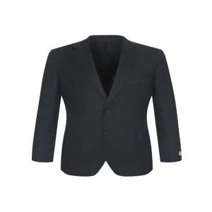 [오스틴리드]네이비 체크 실크 혼방 수트-A2SN2333