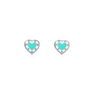 [TIFFANY&CO]티파니앤코 리턴 투 티파니 러브 티파니 블루 하트 이어링 실버 미니 60994862