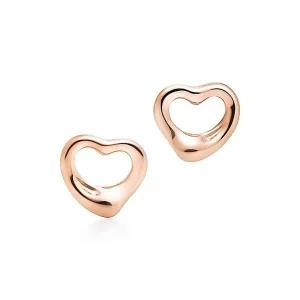 [TIFFANY&CO]티파니앤코 엘사 퍼레티 오픈 하트 스터드 이어링 로즈 골드 11mm 27233945