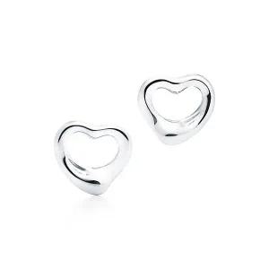 [TIFFANY&CO]티파니앤코 엘사 퍼레티 오픈 하트 스터드 이어링 실버 11mm 12270062