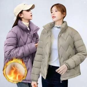 [하프클럽/]하프 겨울 캐주얼 아우터 경량 자켓 퀼팅 여자 점퍼 숏 잠바 간