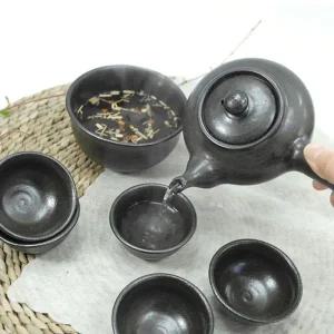 [셀러에이드]옹기다기세트 숙우 다관 찻잔