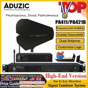 Aduzic PA411 PA421B  이어 모니터링 시스템용 안테나 분배 PA805 패시브 IEM RF 신호 결합기