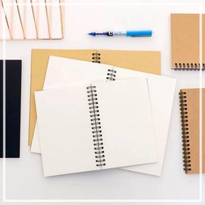 스프링 심플 노트 무선 드로잉 낙서 아이디어 공책 연습장