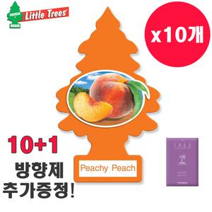 리틀트리 종이방향제 피치피치 10+1 아로마스퀘어 차량용 방향제 자동차 트리 걸이형