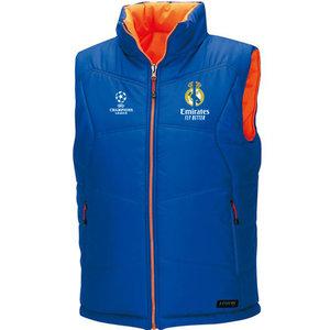 레알마드리드 챔피언스리그 양면패딩조끼 겨울방한동계용품 커스텀제작전문 축구풋살팀 트레이닝복