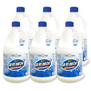 엑소 큐트베어 락스 12kg (2L x 6개)/살균/표백/소독/세제