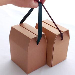 브라운끈1호 골직 선물포장상자 머그컵1구 크라프트 박스 수제청 꿀 쿠키 떡 포장 답례품