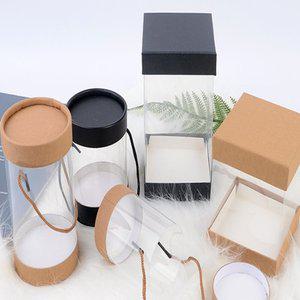 HY 투명창 사각 원형 선물 케이스 이쁜선물상자