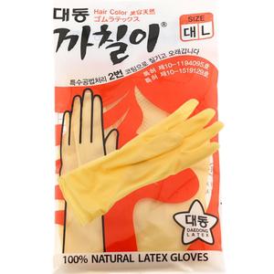 대동 까칠이 천연 라텍스장갑 미용장갑 아이보리 대(L)