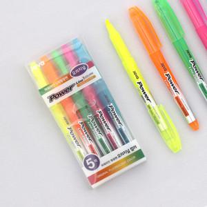 [자바펜] 파워라인 오리지널 형광펜 5색세트