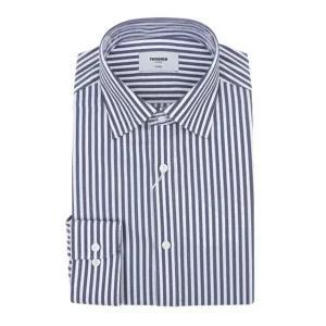 [갤러리아] [레노마셔츠]트윌스트레치 스트라이프 일반핏 긴팔셔츠 RZRSG0032NY[갤러리아]