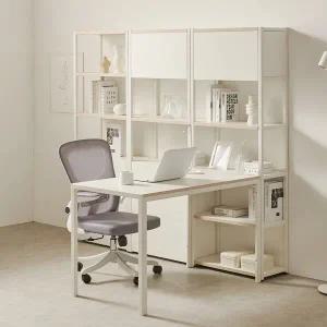 보루네오 마르체 레이 DH1 600 H형 1200 데스크 책상세트 BKF118C