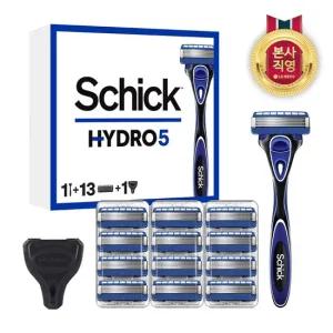 쉬크 하이드로5 오리지널 날13입+면도기+커버1