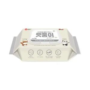 펫모닝 펫둥이 올바디펫티슈 70매