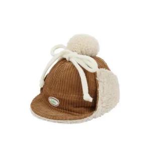 [롯데백화점]캡텐 남녀공용 엘르 뽀글이 무스탕 보넷 방한모 ELD6UAE019