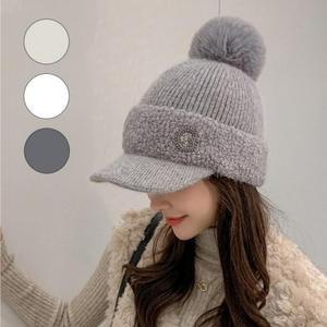 [JHQSWOZH_51DC]방한 방한모자 밍크 골프 겨울 캡