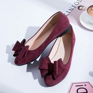 리본구두 스웨이드 정장 가을 여성구두 신발