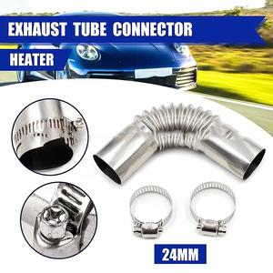 공기 무시동 히터 배기 튜브 엘보 커넥터 보트 히터용 클립 포함 차량 난방 부품 13cm 길이 25mm 27mm 1 세