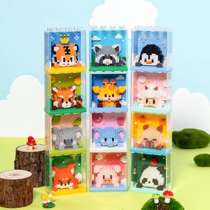 미니 블록 블럭 동물 액자 만들기 (1EA)