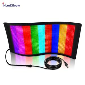 플랜카드 휴대용 풀컬러 스크린 100인치 클리어 LED 84인치 기본 리프팅 초박형