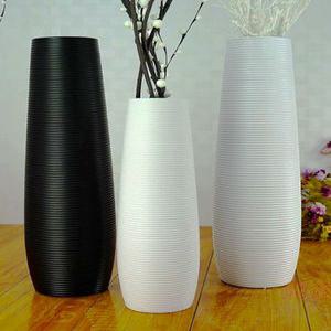 세라믹 대형 화병 파스텔 코스토프 인테리어소품 모란