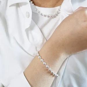[차차실버]은볼2mm~5mm 은팔찌 심플 세련 고급 남자 여자 커플 생일