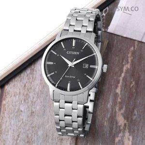 [시티즌] BM7460-88E 에코드라이브 쿼츠 아날로그 클래식 남자 메탈 손목시계 c