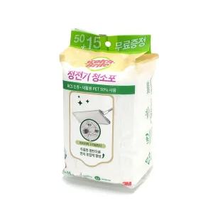 (21x28cm)(65매입) 3M 정전기 청소포 표준형/정전기포/부직포/대형/먼지/청소용/일회용/스카치/브라이트