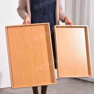 DS 0R 대형 나무 쟁반 우드 B005 원목 초밥 둥근 공예 구제 차트레이 1인