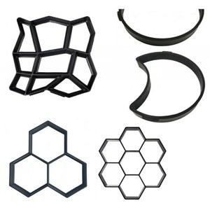 벽돌 몰드 디딤돌 금형 시멘트틀 디자인 정원 DS UQ