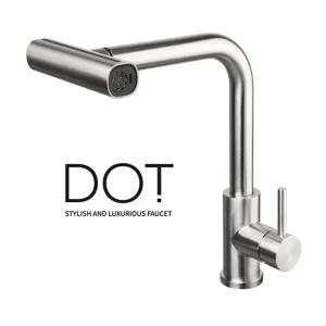 트랜드 니켈 무광 원홀 싱크 수전 DOT S-TA251/가정용/셀프교체/수도꼭지/수전부품/씽크대수전/주방/헤드