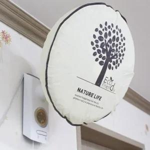 부직포 벽걸이 선풍기 커버 인테리어 덮개 먼지방지