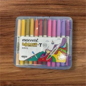 모나미 트윈타입 네임펜T 24색 세트
