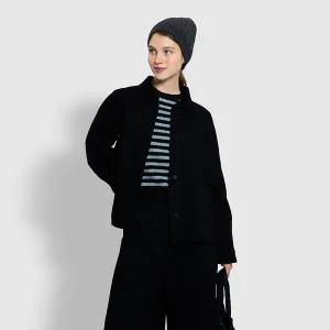 [JAJU](강남점)25F/W 여 코듀로이 카라 자켓 J105301001