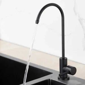 수도 튜빙성 카페 조리수밸브 음수 블랙 정수기 꼭지