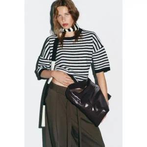 [정품] 자라 가방 데일리 출근 숄더백 ZARA 맥시 토트백 - 브라운