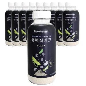 원픽 선식 블랙 쉐이크 40g 10개/가루/통곡물/아침/식사/영양/대용식/간편/단백질/보충/건강/쥬스/분말/직