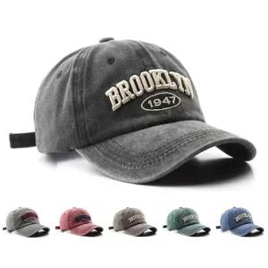 빈티지워싱 자수볼캡 여자 스트릿대두모자 커플워싱캡