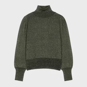 [미쏘]하이넥 메탈 스웨터